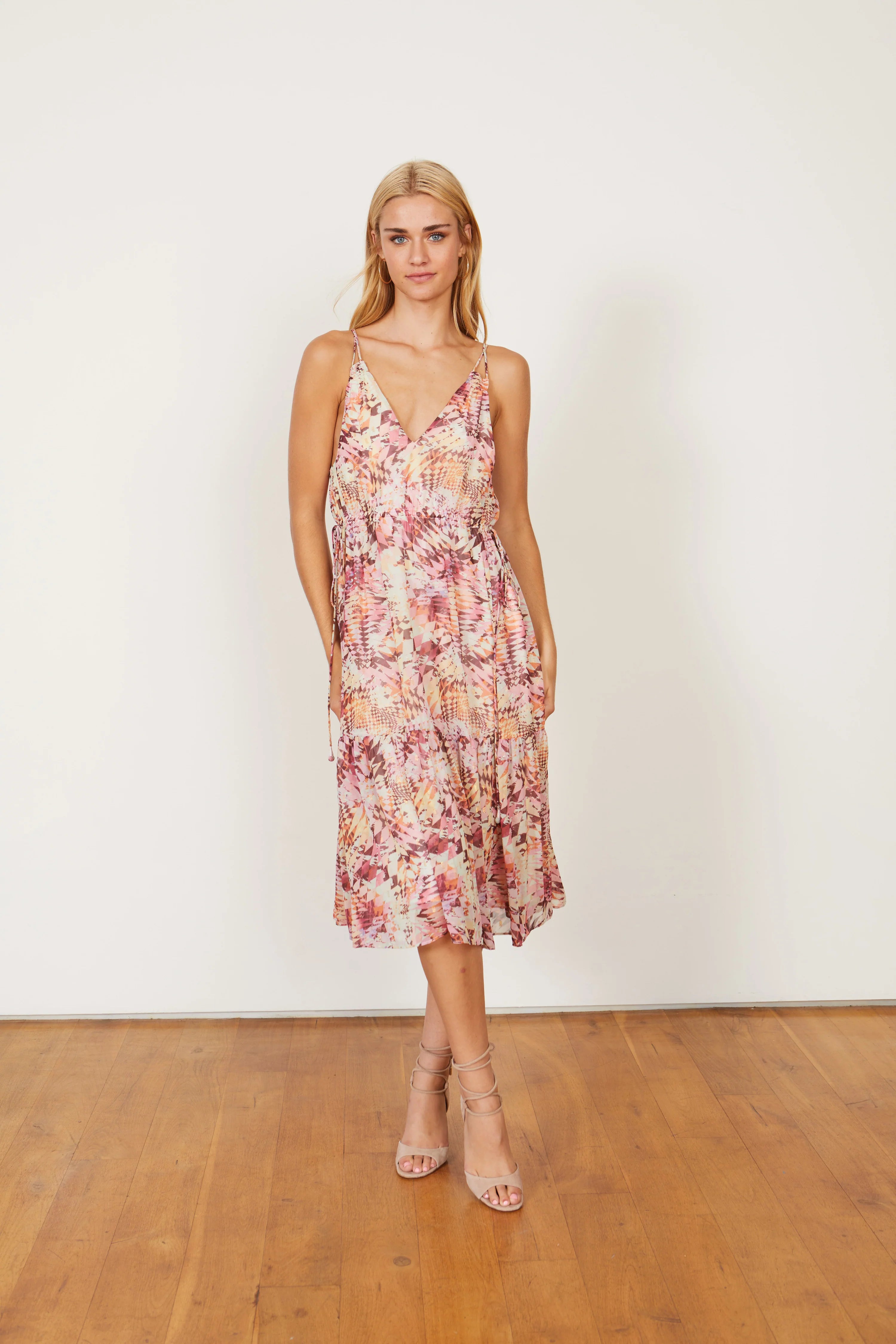 SKYLAR KALEIDOSCOPE BLOOM DRESS-CABALLERO-Harringtons Boutique