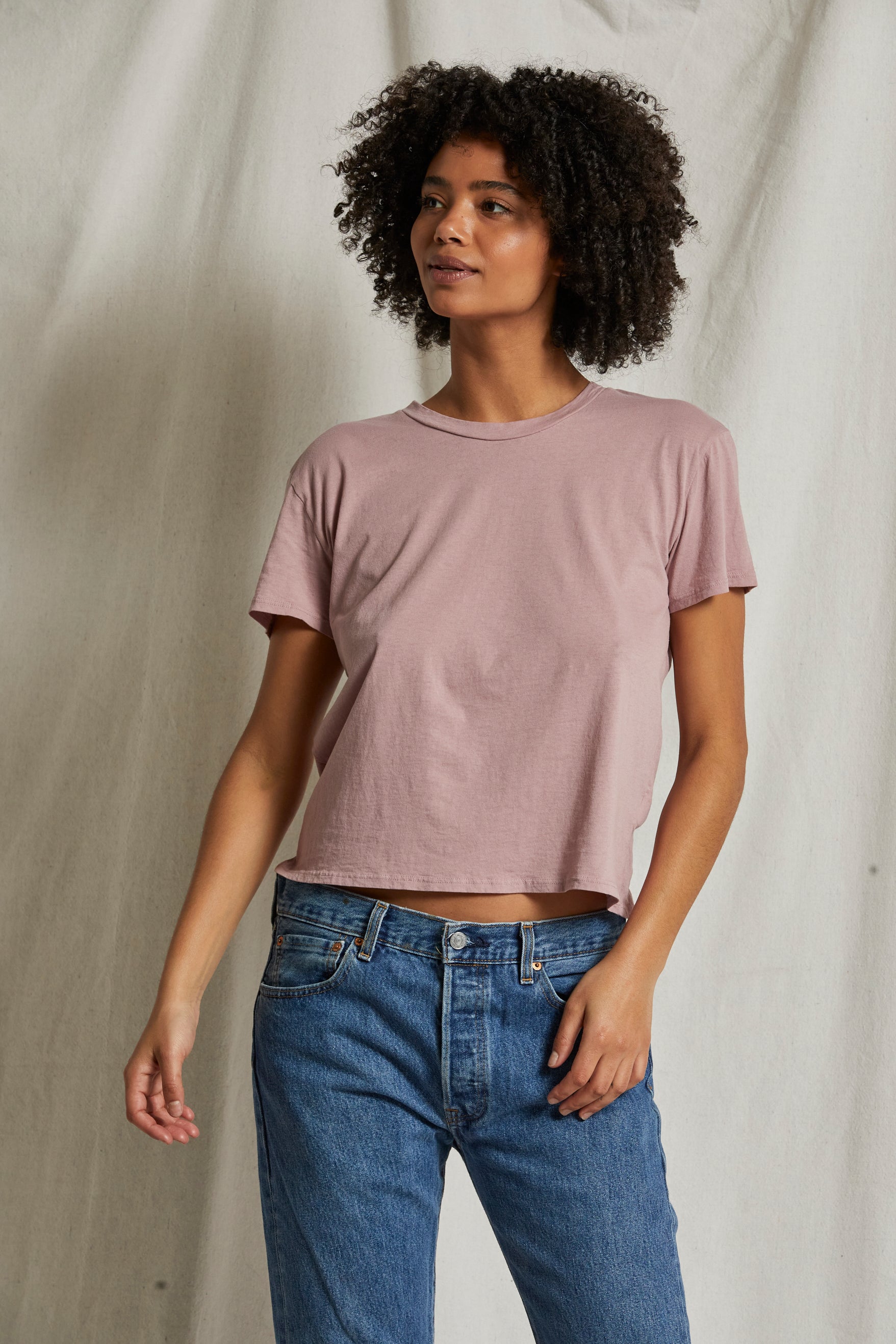 COTTON BOXY CREW TEE-PERFECTWHITETEE-Harringtons Boutique