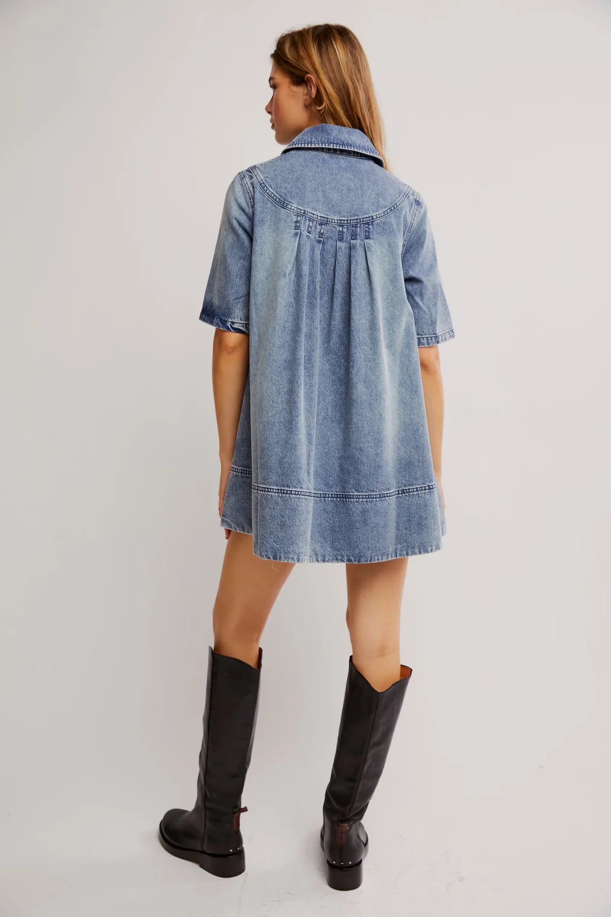 REMINO DENIM MINI DRESS