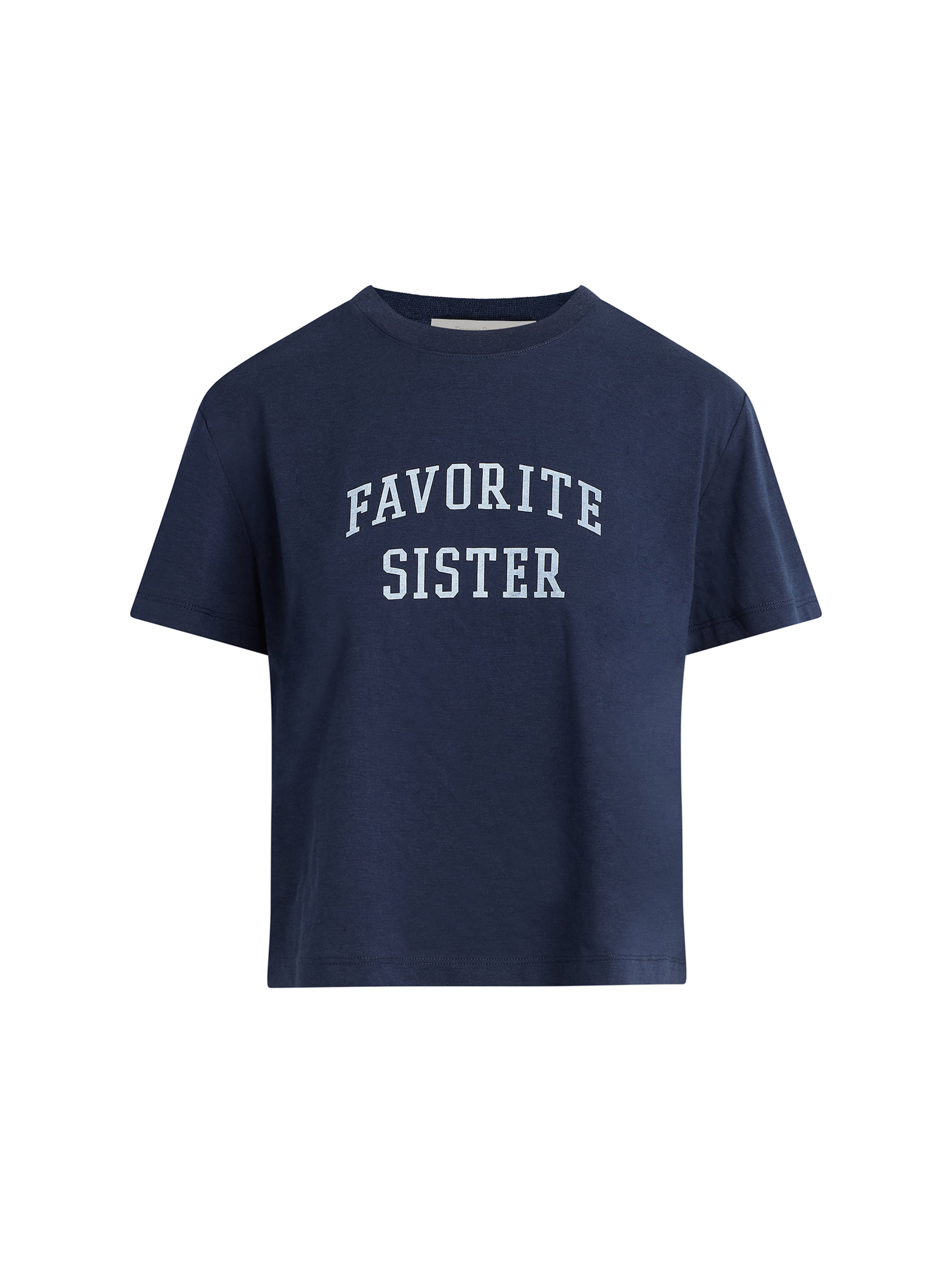 CROPPED COLLEGIATE TEE-FAVORITEDAUGHTE-Harringtons Boutique